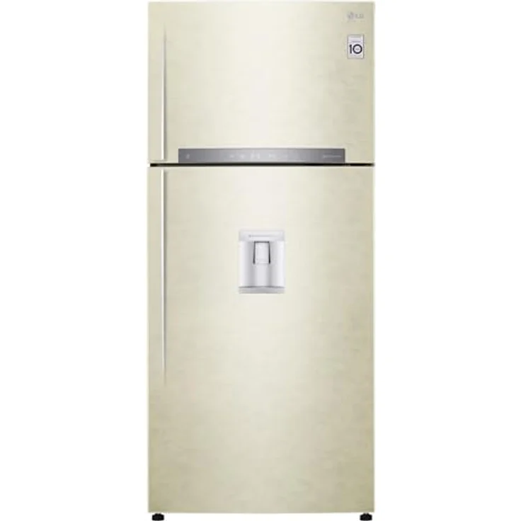 LG GTF744SEPED, Freistehend Kühl-Gefrierkombination mit FRESH Converter™, 509 l, beige – Bild 1