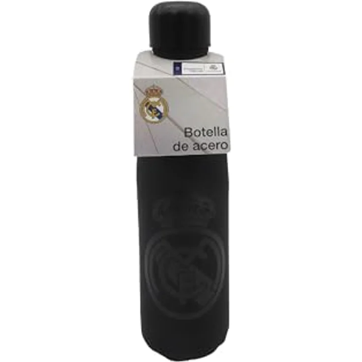 CYP Brands Real Madrid Edelstahl-Wasserflasche, 550 ml, luftdichter Verschluss, offizielles Produkt mit mattem Wappen-Druck – Bild 2