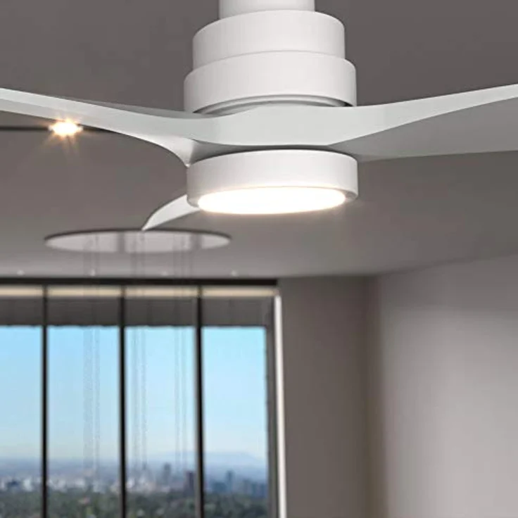 Cecotec Deckenventilator EnergySilence Aero 5200, 52" (132 cm) mit DC Motor, 40 W, LED Beleuchtung, Fernbedienung, Weißes Design – Bild 4
