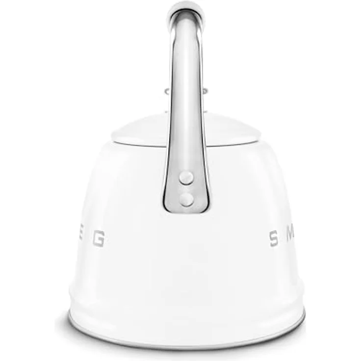 Smeg WKF01WH Wasserkessel, Edelstahl, 2,3 l Fassungsvermögen, Abnehmbarer Deckel und Verschlussklappe, auch für Induktion, Weiß – Bild 4