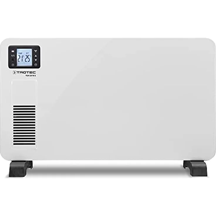 TROTEC Konvektor TCH 2310 E Heizgerät Heizlüfter Elektroheizer 3 Heizstufen 1.000 W / 1.300 W / 2.300 W Frostwächter-Funktion stufenlose Thermosteuerung Stabiler Stand durch große Stellfüße – Bild 3