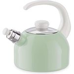 Riess, 0543-118, Flötenkessel Plus, CLASSIC- NILGRÜN, Inhalt 2 Liter, dreifach emailliert, Emaille, grün, Induktion