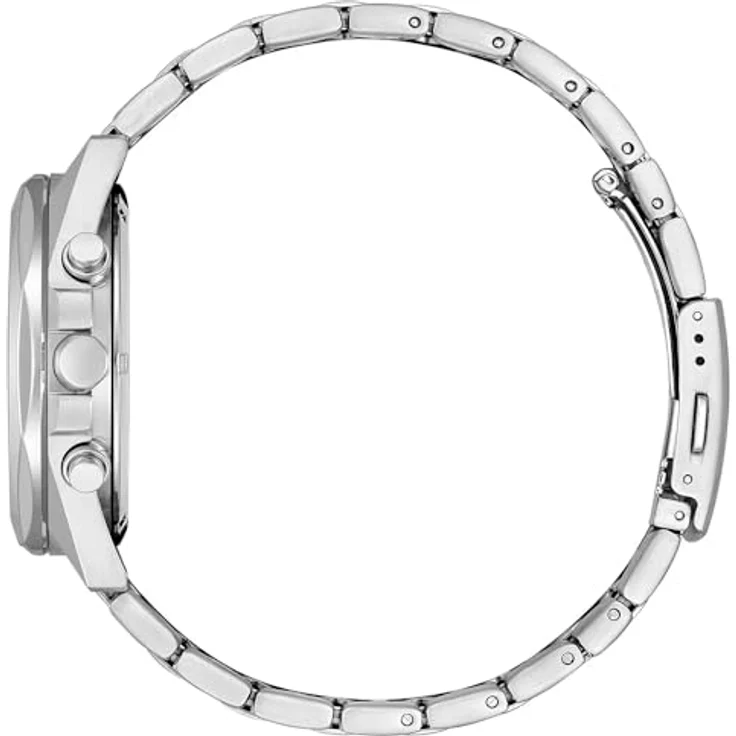 CITIZEN Herren Analog Quarz Uhr mit Edelstahl Armband CA4590-81L, Eco Drive Chronograph – Bild 3