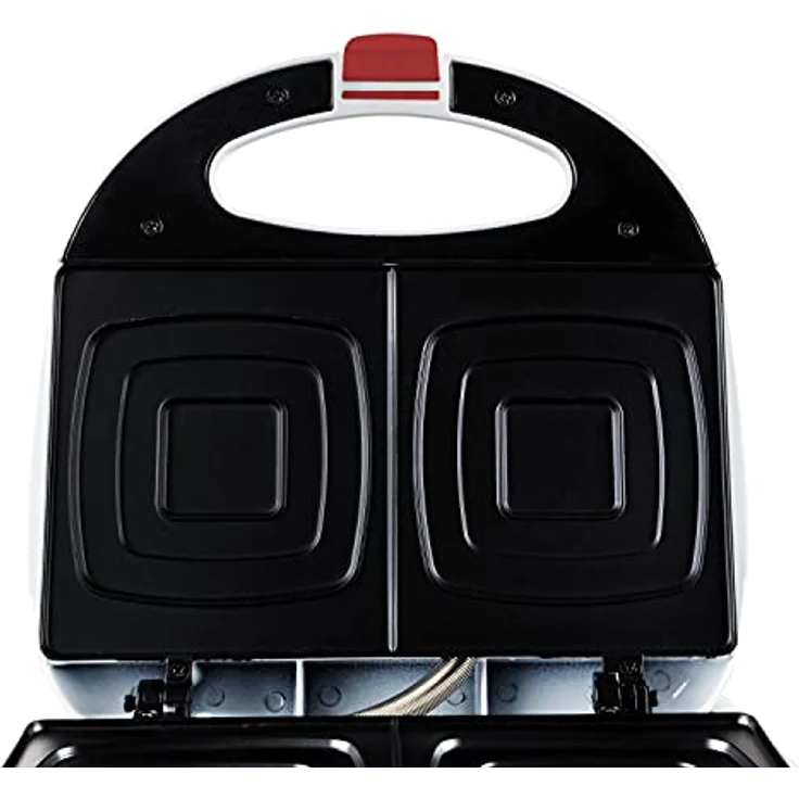 ETA Sandwichmaker Kvadro - 700W, Weiß mit Anti-Haftbeschichtung und Sicherheitselementen – Bild 4