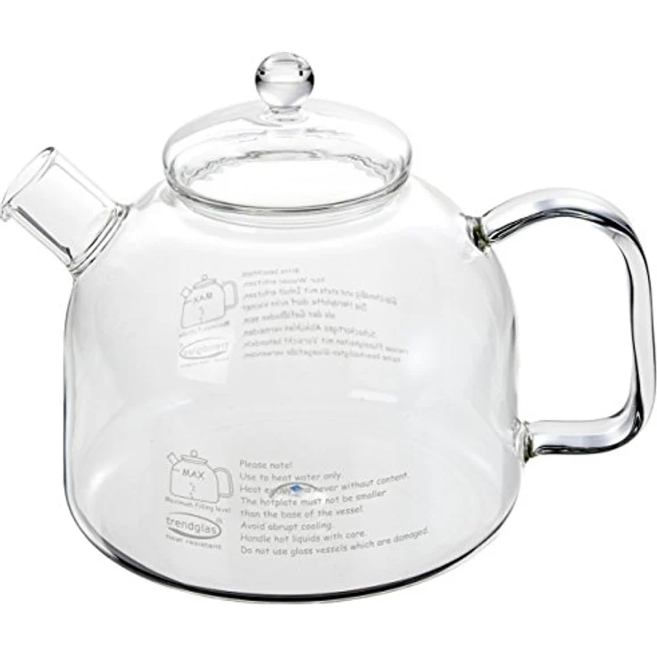 Trendglas Jena Wasserkocher Borosilikat Glas 1,75 L Teekanne Wasserkessel Kanne – Bild 3