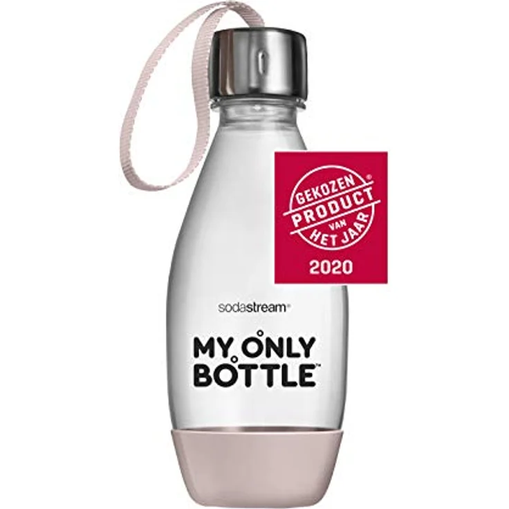 SodaStream My Only Glas-Flasche für tägliche Nutzung, 500 ml, pink – Bild 2