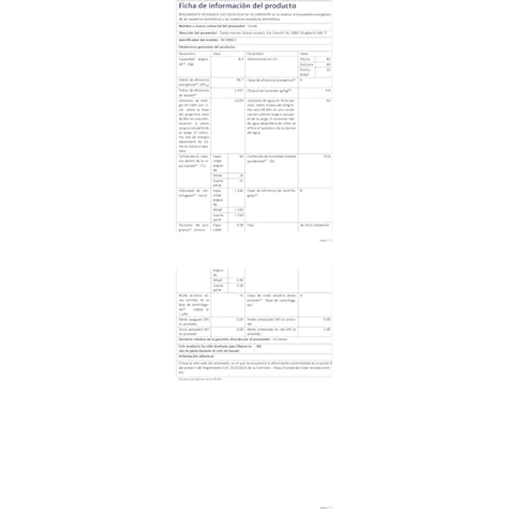 Candy BR 48B6-S, Frontlader Waschmaschine mit 8 kg Kapazität, 1400 U/min, Energieeffizienzklasse A, mit Express- und Hygiene-Programmen, EU Plug 220V – Bild 10
