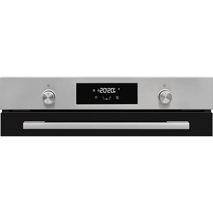 Sharp K-71P28INM-EU Einbau-Backofen, 78 Liter mit Pyrolyse Funktion, Edelstahl, 1-fach Vollauszug, 8 Backofenfunktionen, LED-Display – Bild 2