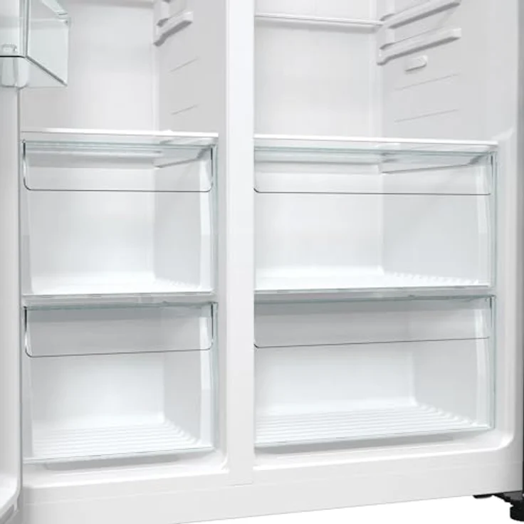 Gorenje NRR 9185 EABXLWD Side-by-Side-Kühlschrank, freistehend, schwarz, NoFrost, Breite 91 cm, Energieklasse E – Bild 12