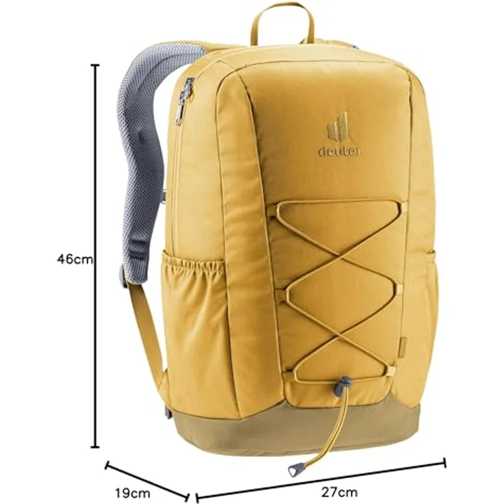Deuter Gogo, Freizeitrucksack mit Airstripes Rückensystem, caramel-clay, aus 100% recyceltem Material – Bild 8