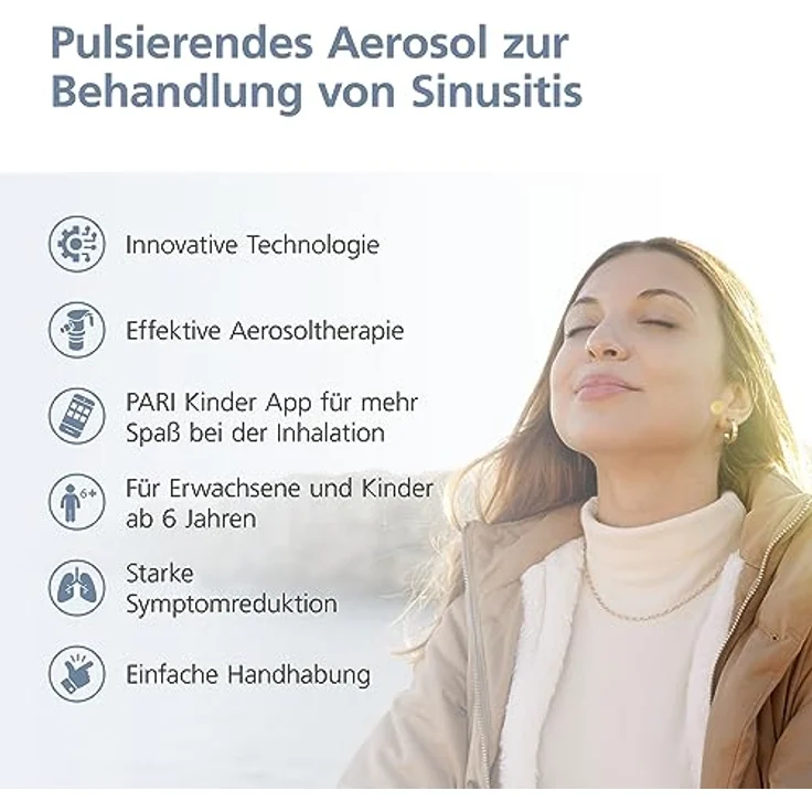 PARI Sinus 2, Elektrischer Dampfinhalator – Bild 3
