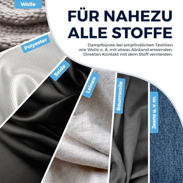 CLEANmaxx 2in1-Dampfbürste, effiziente Steam-Funktion mit 1200 Watt, kurzer Vorheizzeit und 130-ml-Wassertank – Bild 5