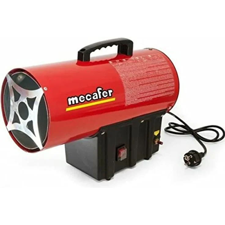 MECAFER MH30000G, Gasheizung mit integrierter Turbine, 30.000 W, Piezozündung, Butan- und Propangaskompatibel, automatische Gasleckageüberwachung – Bild 1