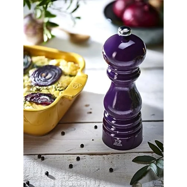 PEUGEOT - Pfeffermühle Paris u'Select 18 cm - ParisRama - 6 voreingestellte Mahlgrade - Aus PEFC-zertifiziertem Holz - Französiches Know-How - Auberginefarben lackiert – Bild 5