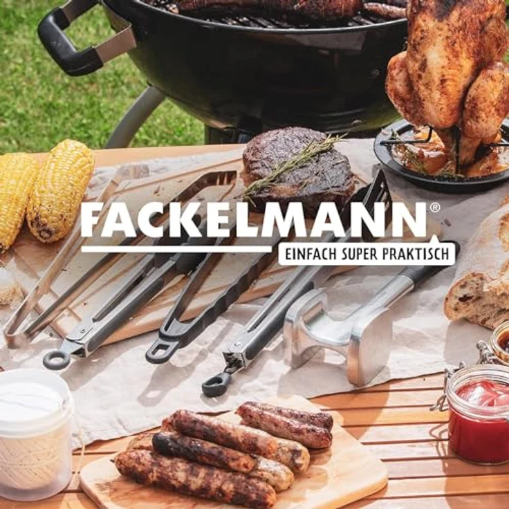 Fackelmann Grill--Bratenschnur, Rouladen-Schnur in Spenderbox, Küchengarn für Fleisch, Gemüse oder Fisch (Farbe: Beige), Menge: 1 Stück – Bild 8