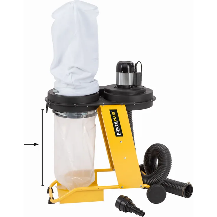 POWERPLUS POWX2090A – Ersatz-Staubbeutel für POWX2090, 5 Stück, Kunststoff, 65 L, Durchmesser 329 mm
