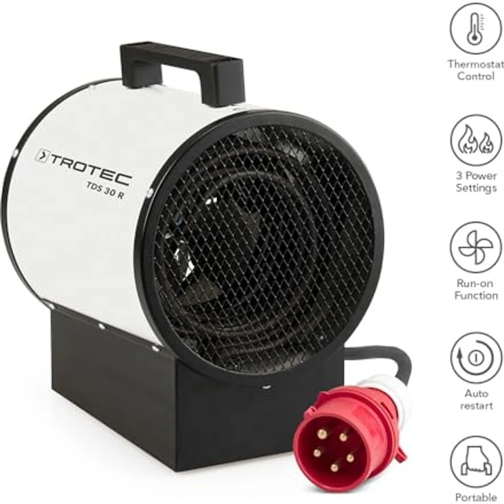 Trotec Elektroheizer TDS 30 R, Heizgerät – Bild 3