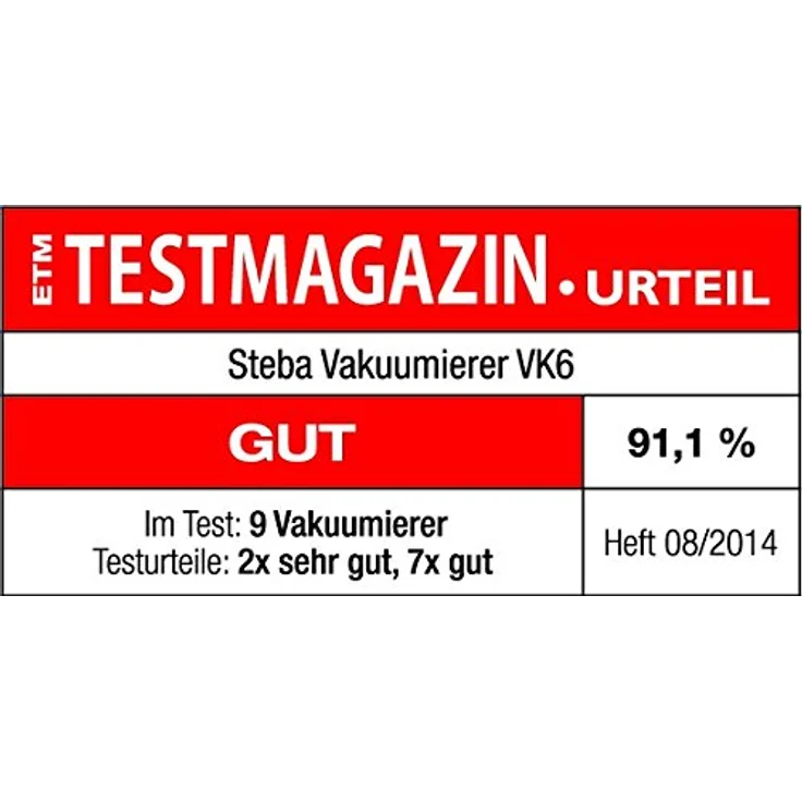 Steba VK 6 Edelstahl-Vakuumierer 0,8 bar, 16 Liter-min – Bild 4