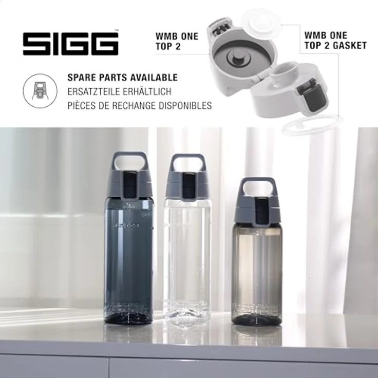 SIGG Total Colour Trinkflasche, Anthracite, 600ml – Bild 5