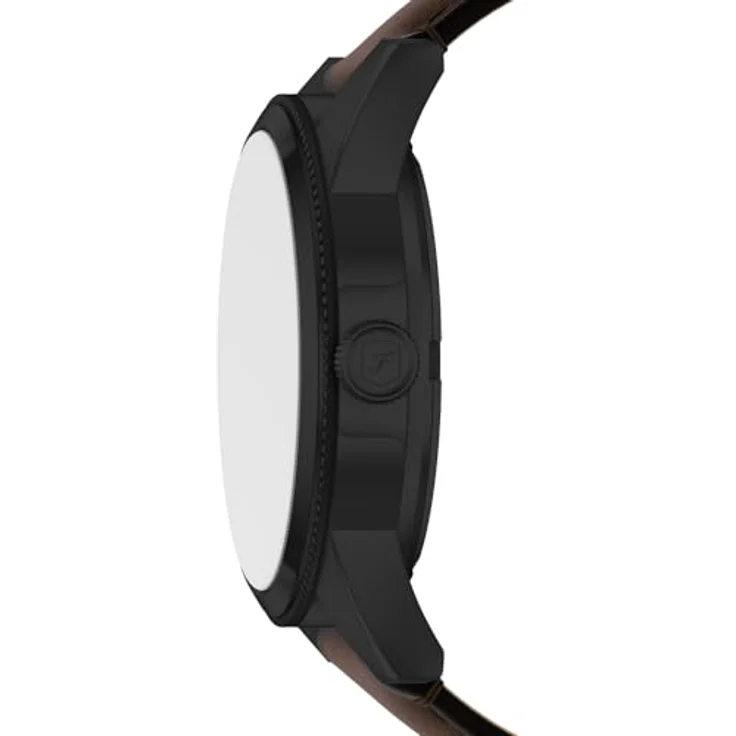 FOSSIL FS6138 Herren Analog Quarz Uhr, 42 mm Gehäuse, schwarzes Zifferblatt, braunes Echtlederarmband, wasserdicht bis 50 m – Bild 5