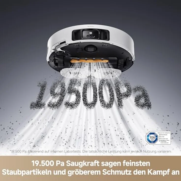 Dreame Wischroboter L50 Pro Ultra, 600 W, 19500Pa Saugkraft, Vollautomatische Basisstation, Reinigung bei 75° C – Bild 4