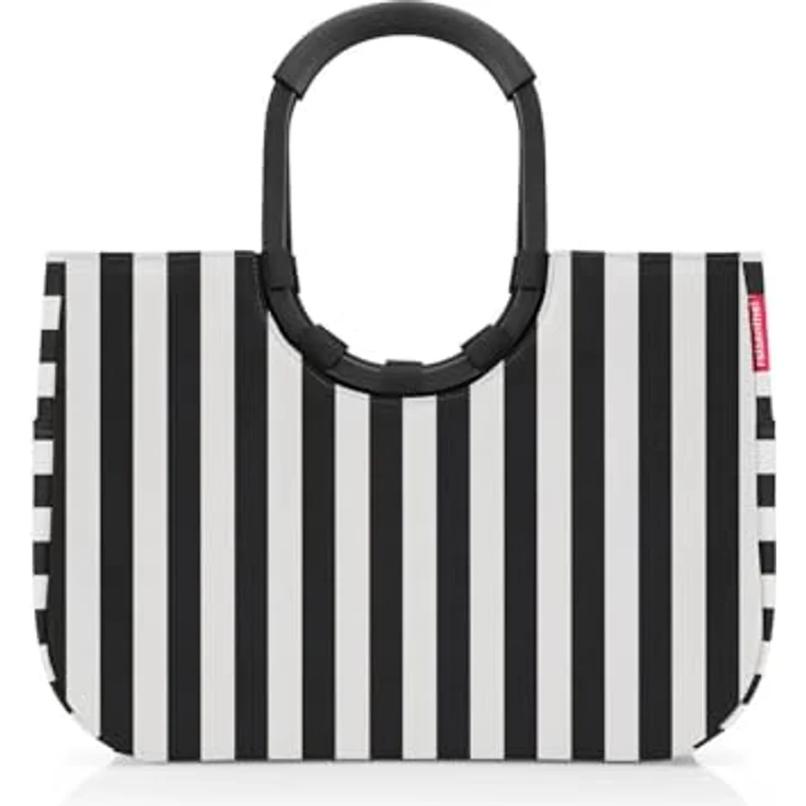 reisenthel Loopshopper L, Schultertasche 46 cm, schwarz, 100% PET – Bild 1