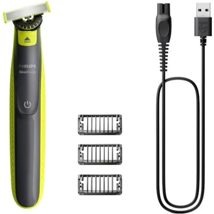 Philips OneBlade Pro 360 QP2724/23 Detail-Trimmer Schwarz, Elektrorasierer mit revolutionärer OneBlade-Technologie – Bild 1