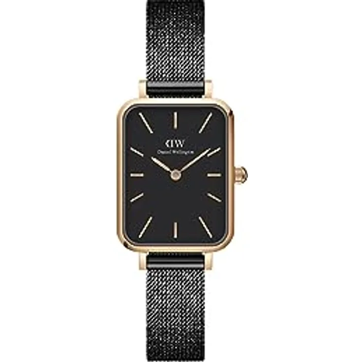 Daniel Wellington Quadro Uhr 20x26mm Double Plated Stainless Steel (316L) Rose Gold, Japanisches Quarzwerk, wasserdicht bis 3ATM - Preisvergleich