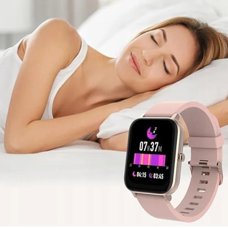 FOREVER Smartwatch Forevigo 3 SW-320, Rosagold, 1.7" 240x280 px Fitness Tracker, IP68 Wasserdicht, Pulsmesser, Schrittzähler – Bild 4