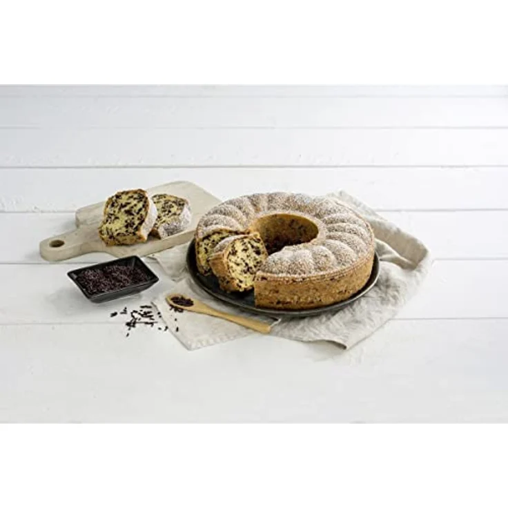 Zenker Springform Flach- und Rohrboden Ø 28 cm Backform mit 2 Böden, Profi-Kuchenformen-Set, mit hochwertiger Antihaftbeschichtung, einfaches Entformen für saftige Kuchen und Torten, Menge: 1 Stück – Bild 8