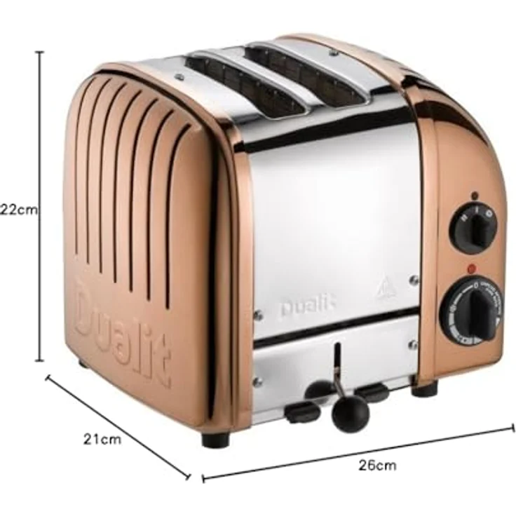 Dualit 27390 Classic New Gen Vario 2 Toaster, kupfer – Bild 4