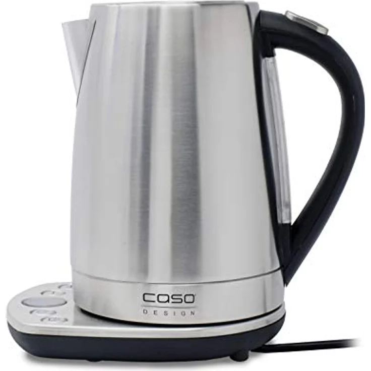 CASO WK2200, Edelstahl Wasserkocher mit Temperatureinstellung, 1.7 Liter, in 10°C Schritten von 40°C-100°C, Warmhaltefunktion – Bild 6