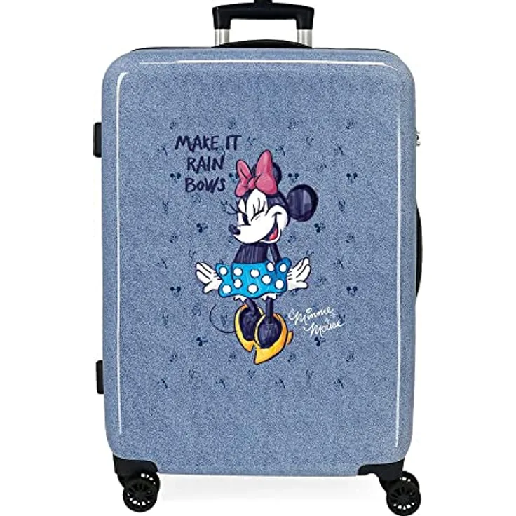 Disney Minnie Make it Regen Bows, blau, única, Mittelgroßer Koffer
