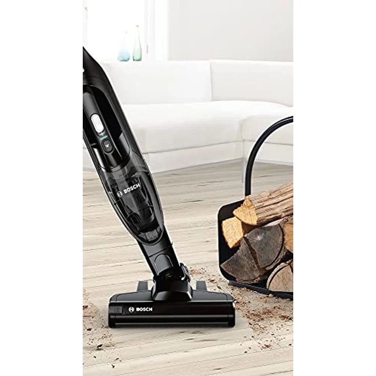 Bosch Electromenager BBHF220 Staubsauger Besen 2 in 1, Schwarz – Bild 2