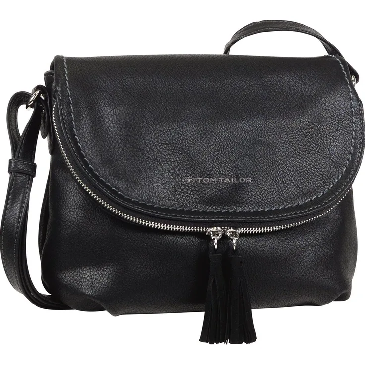 TOM TAILOR Umhängetasche LARY, Crossbody Bag mit modischen Quasten am Zipper