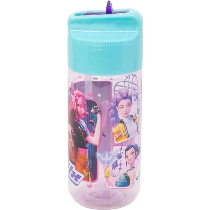K-Pop Demon Hunters Small Ecozen Hydro Bottle, Trinkflasche 430 ml mit Klappverschluss, mehrfarbig – Bild 3