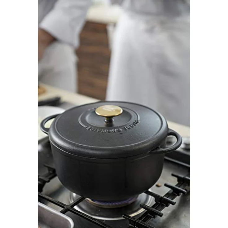 Tefal Heritage Schmortopf aus Stahlguss, rund, Gusseisen, 21 cm / 3,3L – Bild 4