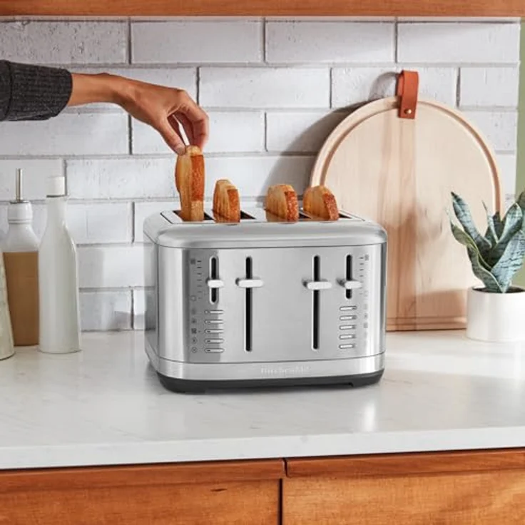KitchenAid 4-Scheiben-Toaster 5KMT4109ESX Edelstahl mit extrabreiten Schlitzen – Bild 6
