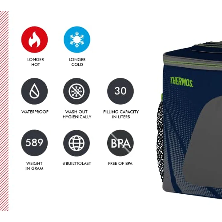 THERMOS Radiance Kühltasche, 30 l, blau – Bild 6