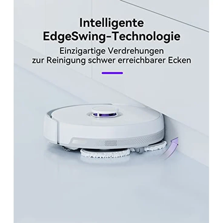 NARWAL Freo Saugroboter mit Wischfunktion und automatischer Dockingstation (Freo-Modus und DirtSense-Schmutzerkennung, rotierende Mopps, Smart-Swing Randreinigung, Heißlufttrocknung) – Bild 5