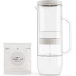 LUCY® Wasserfilter Karaffe 2L, BPA-frei, spülmaschinenfest, inkl. Aktivkohlefilter, beseitigt Schadstoffe, bewahrt Mineralien wie Magnesium und Calcium