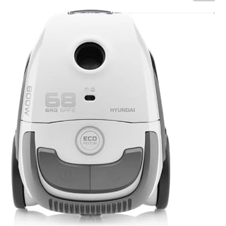 HYUNDAI ELECTRONICS Staubsauger mit Beutel VC068WG I 800 W I 2l Volumen I Weiß/Grau – Bild 2