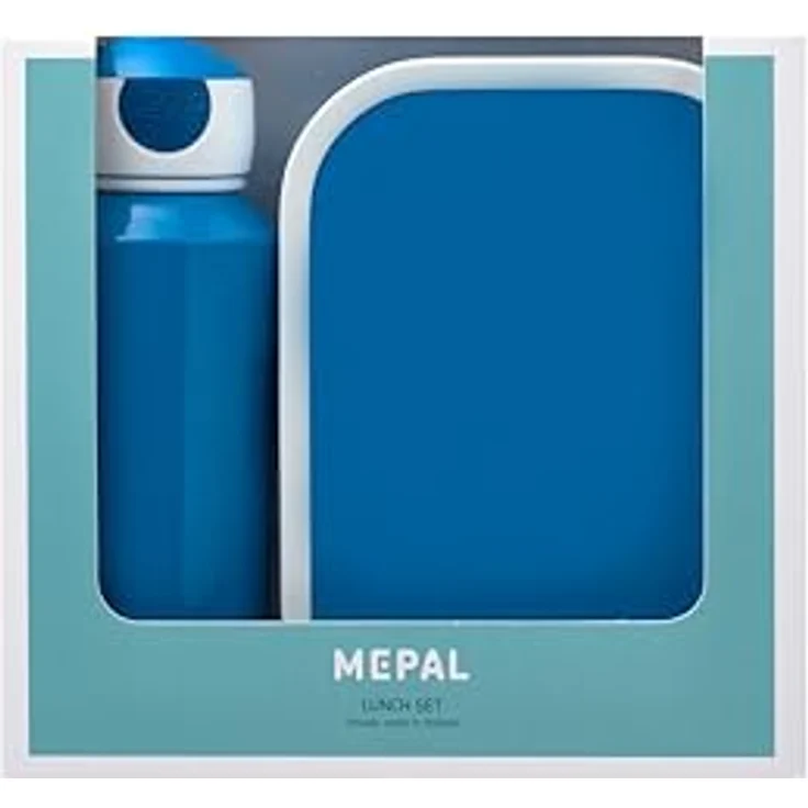 Mepal Pop-up Trinkflasche und Brotdose lunchset-Campus-pubd-blau, abs, 0 mm, 2 – Bild 2