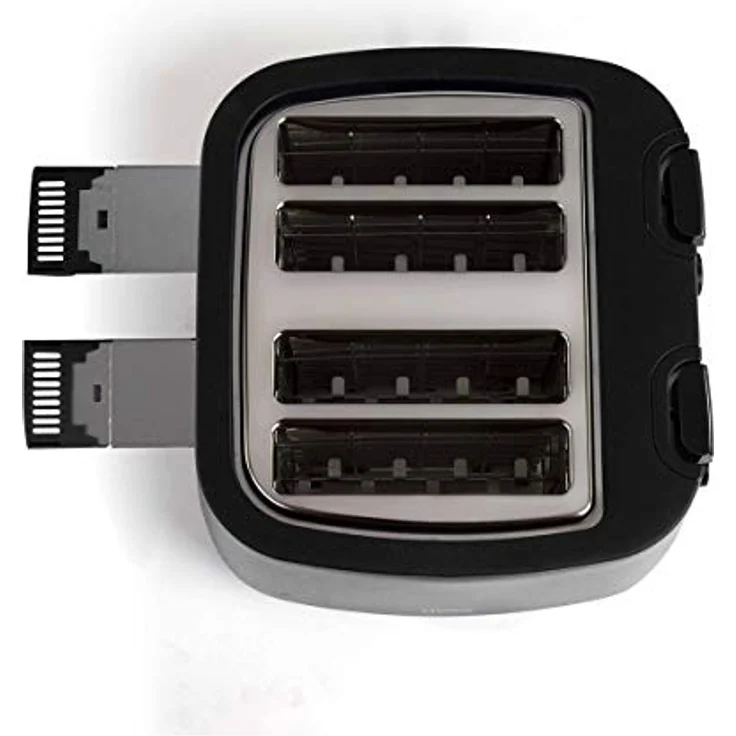 LIVOO 4-Scheiben-Toaster Toastgerät Toastautomat DOD167N schwarz – Bild 6