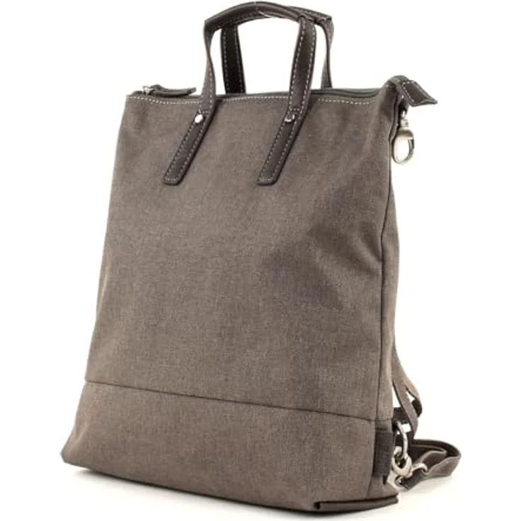 Jost Bergen X-Change City Rucksack, 32 cm, 100% Canvas, taupe – Bild 4