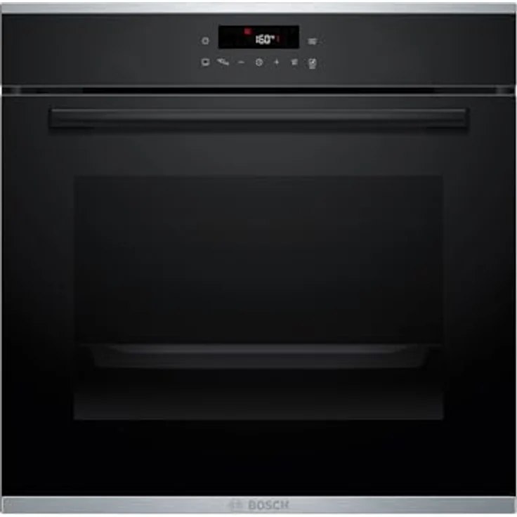 Bosch Serie 4 HBA271BB3 Einbau-Backofen, 71 l Garraum, 5 Beheizungsarten, Schwarz, Selbstreinigung Pyrolyse, TouchControl Bedienung – Bild 2