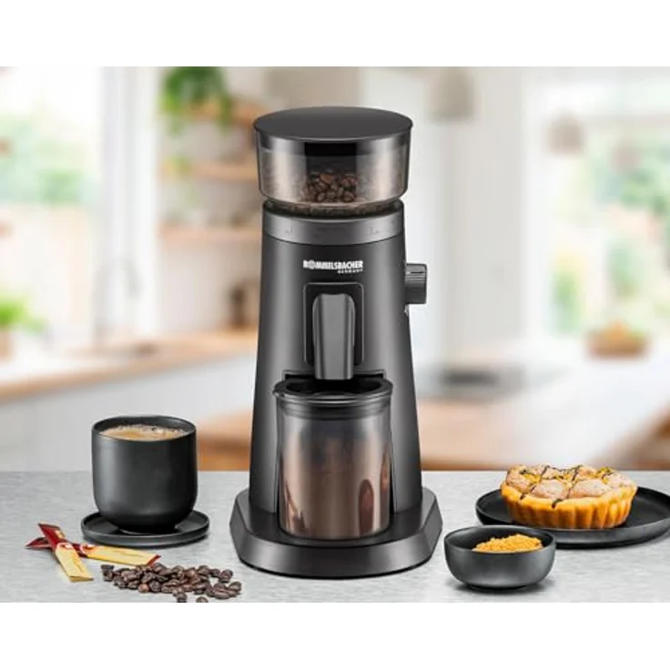Rommelsbacher EKM 600, Elektrische Kaffeemühle mit präziser Mahlgradeinstellung – Bild 2