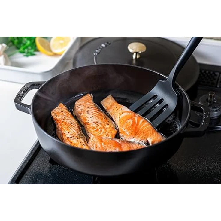 Staub Bräter mit Chistera, Induktionsgeeignet, Gusseisen, Dunkelblau, 24 cm, 1 Einheiten – Bild 5