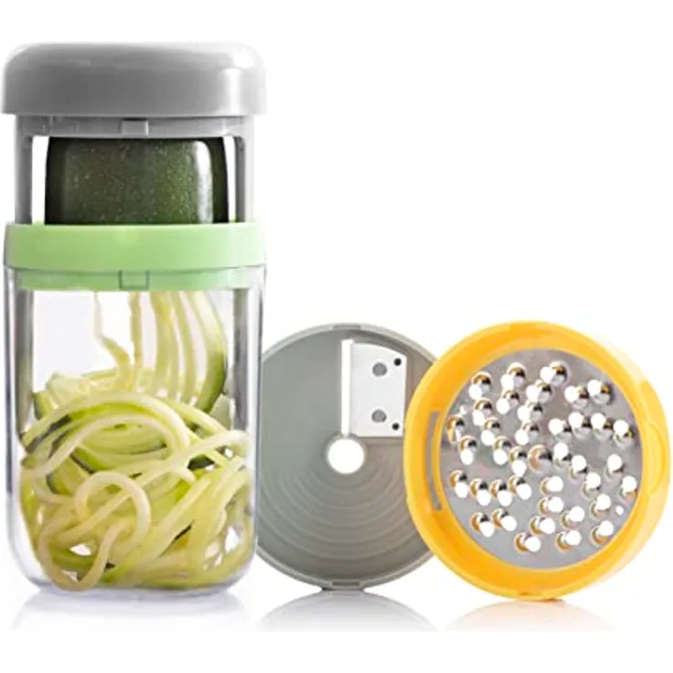 Vigizer InnovaGoods Spiralschneider und Reibe mit Rezepten