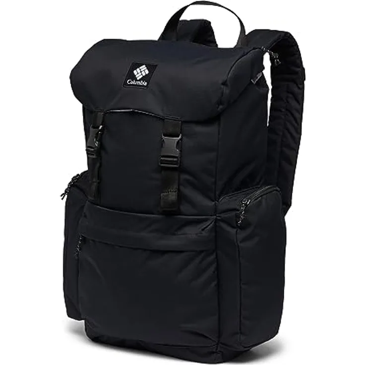 Columbia Trail Traveler 28L, Unisex Freizeitrucksack mit gepolstertem Laptopfach für Geräte bis 15", Schwarz